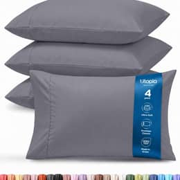 4 Fundas de Almohada 50 x 90 cm Utopia Bedding