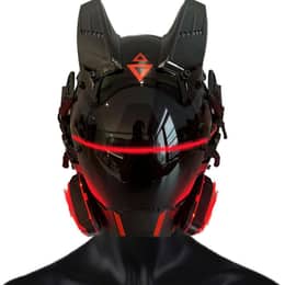 Máscara Cosplay con LED Intermitente Varios Colores