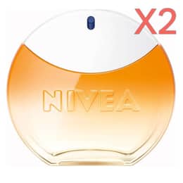 X2.NIVEA SUN Eau de Toilette Fragancia Unisex 30ml Perfume unisex inspirado en fragancia de la crema solar NIVEA SUNnotas frescas y cítricas